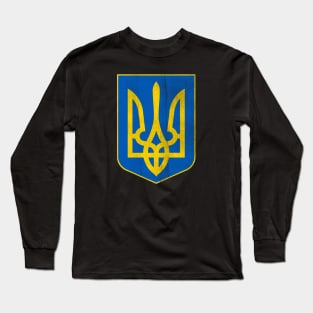 Ukraine Vintage Coat of Arms Long Sleeve T-Shirt